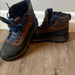 Merrell Dark Brown and Black Hiking Boots